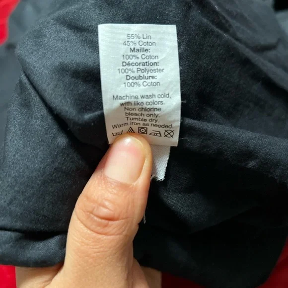 Madewell Black Dress with Tassel Hem - Picture 9 of 9